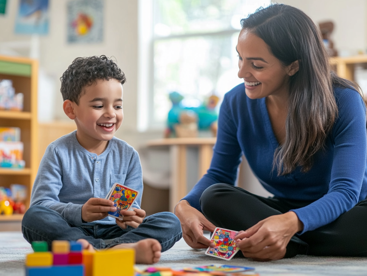 Learning through laughter — the best lessons are shared with a smile.